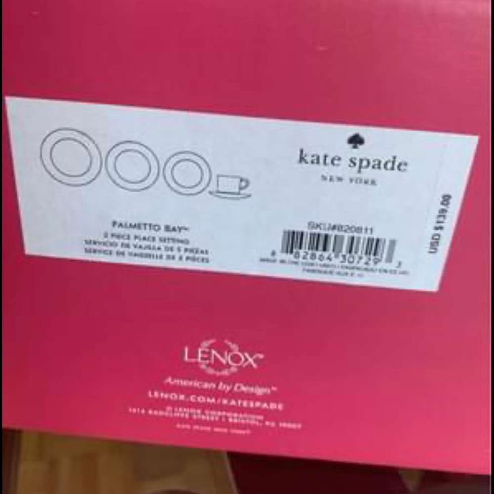 Kate Spade by Lenox 4 place settings